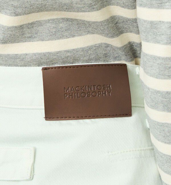 MACKINTOSH PHILOSOPHY「【GREY LABEL】シンチバックワイドデニム」|デニム|