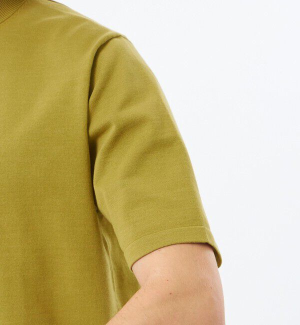 MACKINTOSH PHILOSOPHY「16Gプレーティング天竺 セミモックネックニットTシャツ」|Tシャツ・カットソー|