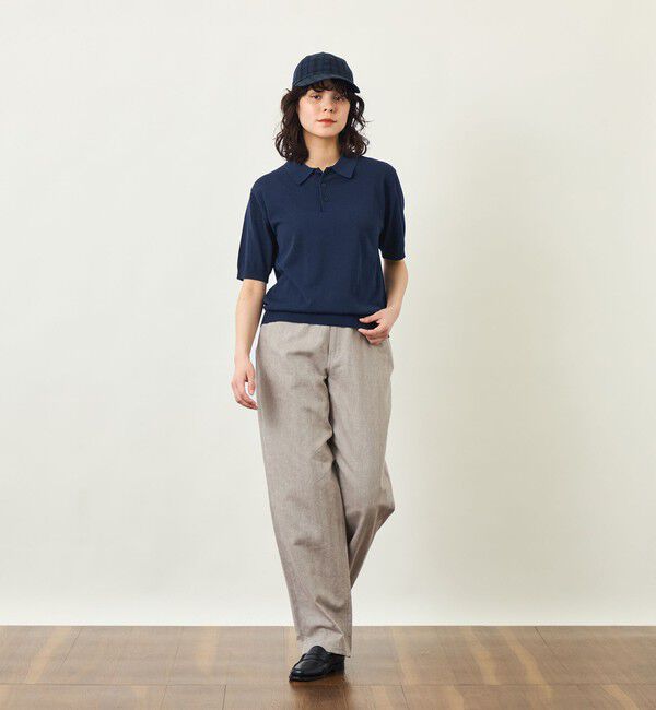 MACKINTOSH PHILOSOPHY「GREY LABEL リネンコットンヘリンボン　ワイドパンツ」|その他|