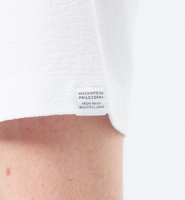 MACKINTOSH PHILOSOPHY「クルーネックTシャツ パイル調ソフトエアー」|Tシャツ・カットソー|