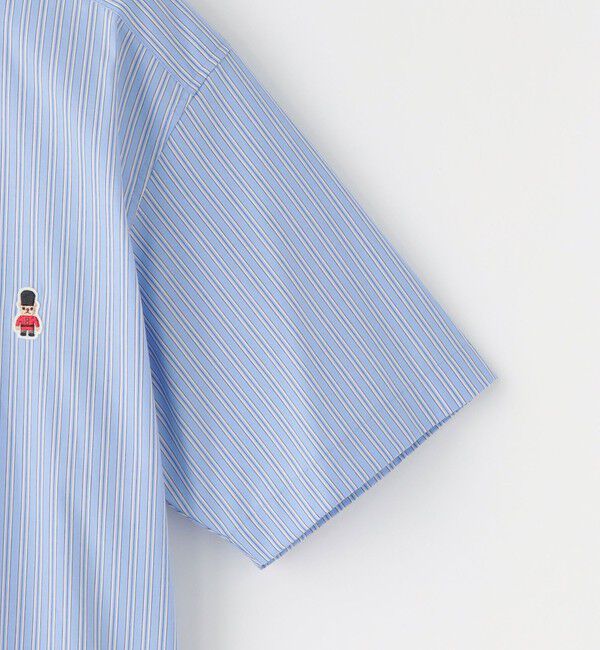 MACKINTOSH PHILOSOPHY「【WEB&一部店舗限定】バッキンガムベア バンドカラー半袖シャツ」|シャツ・ブラウス|