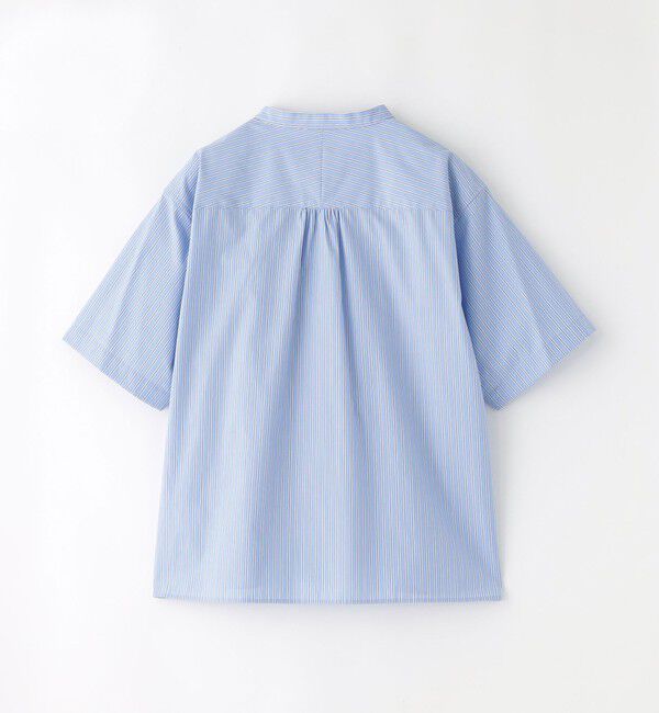 MACKINTOSH PHILOSOPHY「【WEB&一部店舗限定】バッキンガムベア バンドカラー半袖シャツ」|シャツ・ブラウス|