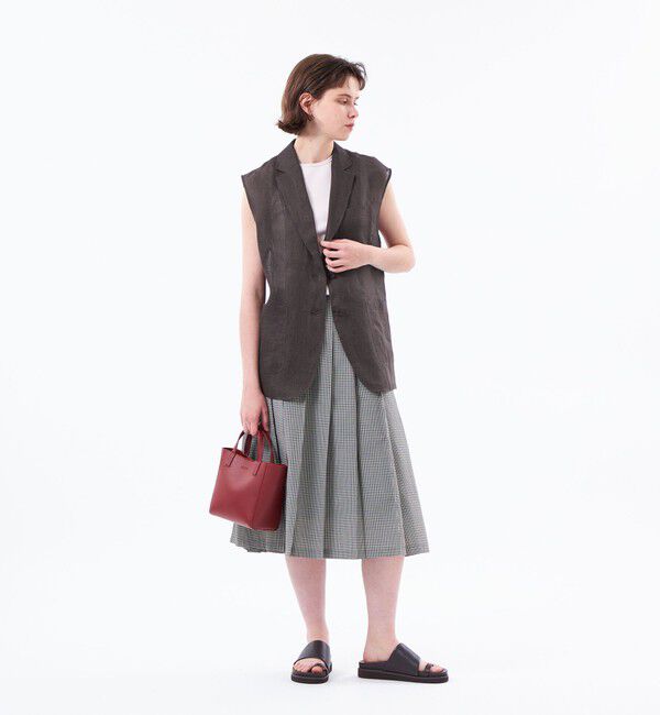 MACKINTOSH PHILOSOPHY「【UPTON GILET（アップトン ジレ）】リネンメッシュ」|ブルゾン・スタジャン|