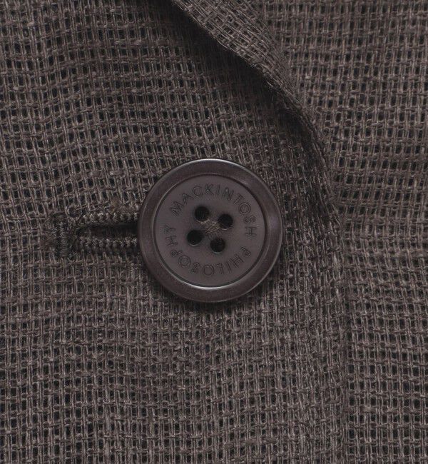 MACKINTOSH PHILOSOPHY「【UPTON GILET（アップトン ジレ）】リネンメッシュ」|ブルゾン・スタジャン|