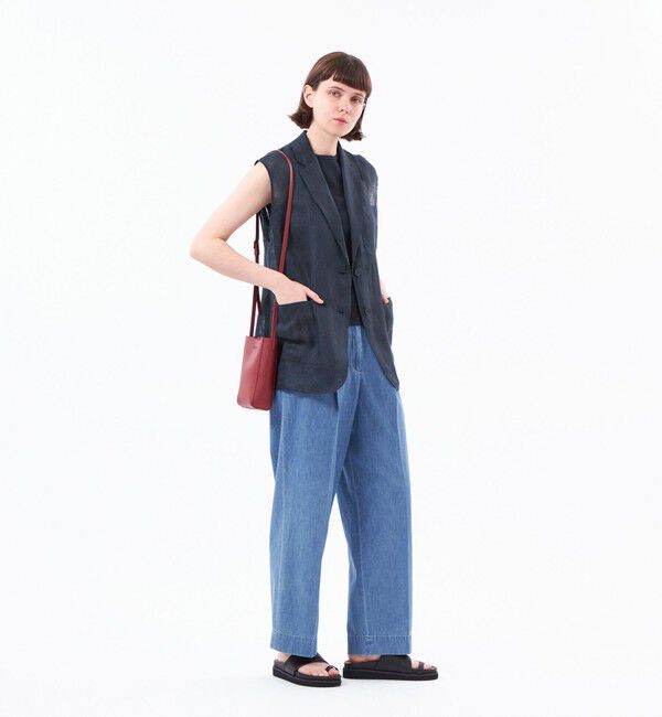 MACKINTOSH PHILOSOPHY「【UPTON GILET（アップトン ジレ）】リネンメッシュ」|ブルゾン・スタジャン|