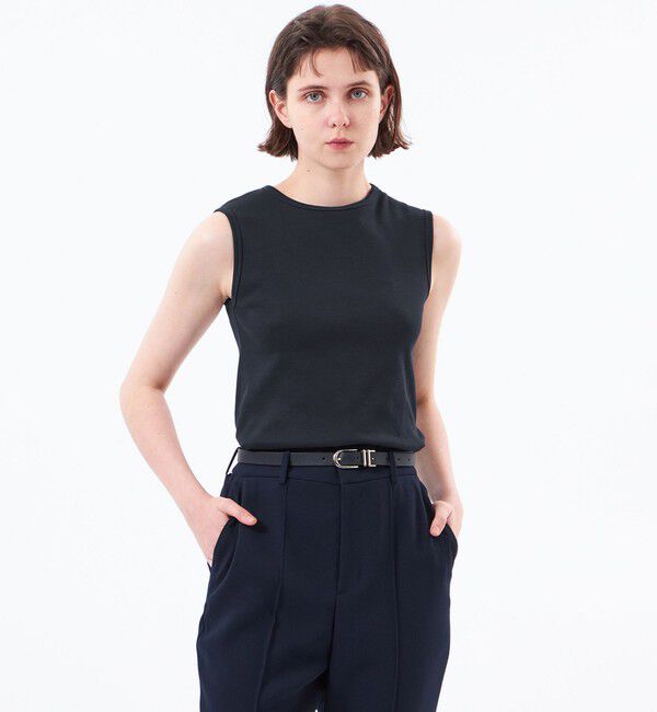 MACKINTOSH PHILOSOPHY「マイクロリブタンクトップ」|Tシャツ・カットソー|ネイビー