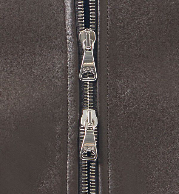 MACKINTOSH PHILOSOPHY「【WEB&一部店舗限定】EMMETIコラボ ジップアップブルゾン 0.5mmナッパレザー」|ブルゾン・スタジャン|
