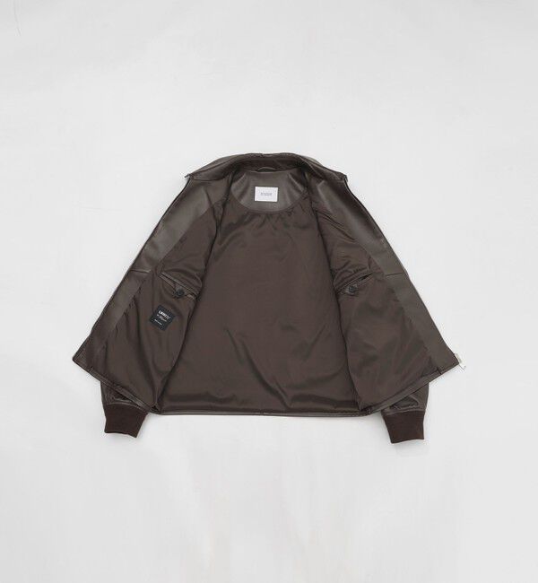 MACKINTOSH PHILOSOPHY「【WEB&一部店舗限定】EMMETIコラボ ジップアップブルゾン 0.5mmナッパレザー」|ブルゾン・スタジャン|