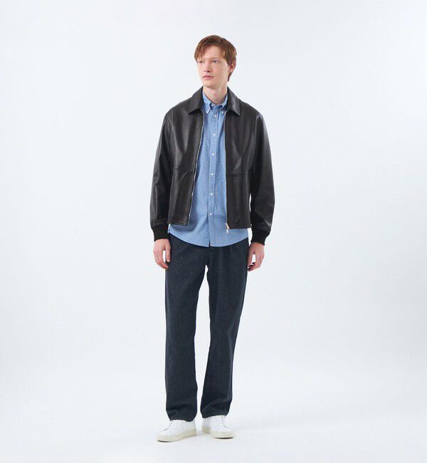 MACKINTOSH PHILOSOPHY「【WEB&一部店舗限定】EMMETIコラボ ジップアップブルゾン 0.5mmナッパレザー」|ブルゾン・スタジャン|