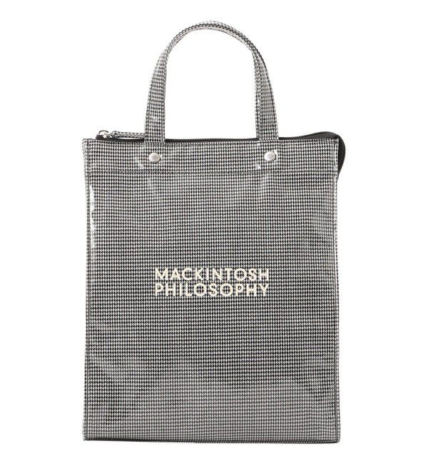 MACKINTOSH PHILOSOPHY「【Buckingham Tote（バッキンガムトート）】ラミネートロゴ」|トートバッグ|ブラック