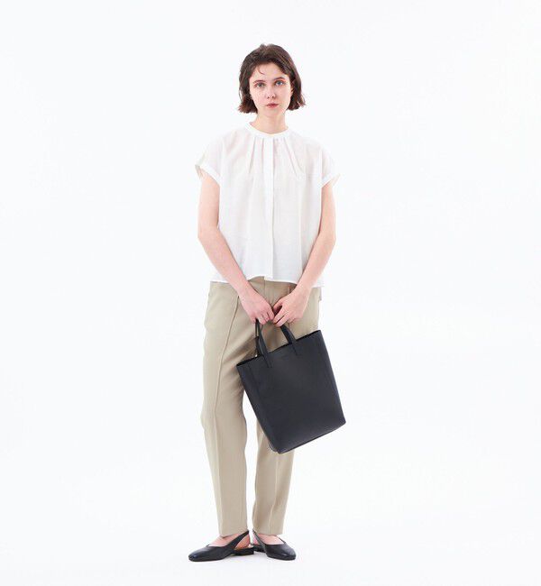 MACKINTOSH PHILOSOPHY「バックサテンテーパードパンツ」|スラックス|