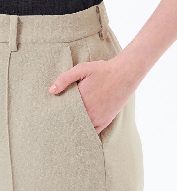 MACKINTOSH PHILOSOPHY「バックサテンワイドパンツ」|スラックス|