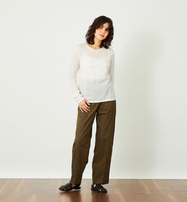 MACKINTOSH PHILOSOPHY「GREY LABEL レースジャガードプルオーバー」|Tシャツ・カットソー|