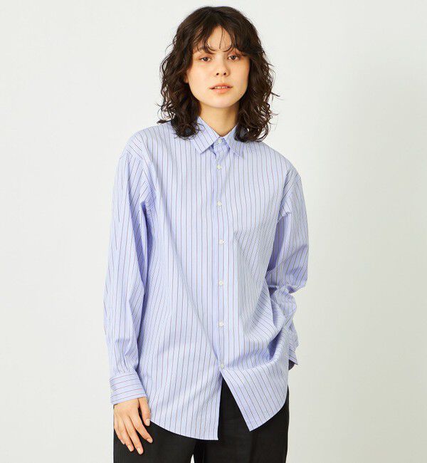 MACKINTOSH PHILOSOPHY「GREY LABEL レギュラーカラーシャツTHOMAS MASON製」|シャツ・ブラウス|ライトブルー