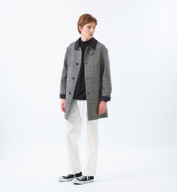 MACKINTOSH PHILOSOPHY「【予約販売】HEAT TWEED WELLINGTON（ウェリントン）middle button through」|ステンカラーコート|