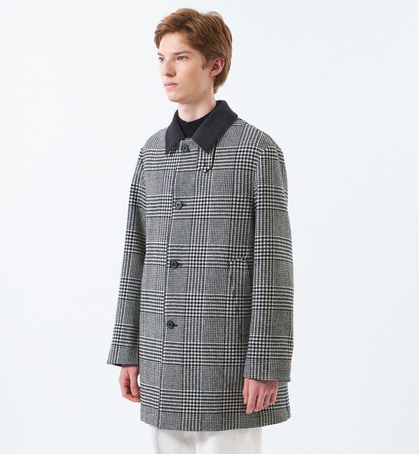 MACKINTOSH PHILOSOPHY「【予約販売】HEAT TWEED WELLINGTON（ウェリントン）middle button through」|ステンカラーコート|