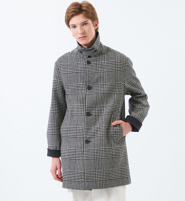 MACKINTOSH PHILOSOPHY「【予約販売】HEAT TWEED WELLINGTON（ウェリントン）middle button through」|ステンカラーコート|