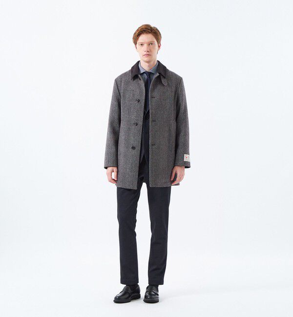 MACKINTOSH PHILOSOPHY「【予約販売】HEAT TWEED WELLINGTON（ウェリントン）middle button through」|ステンカラーコート|