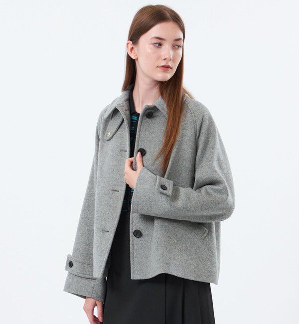 MACKINTOSH PHILOSOPHY「【LEE11月号/蛯原友里さん着用】【WELBURY SHORT(ウェルベリーショート)】ウールメルトン」|その他|グレー