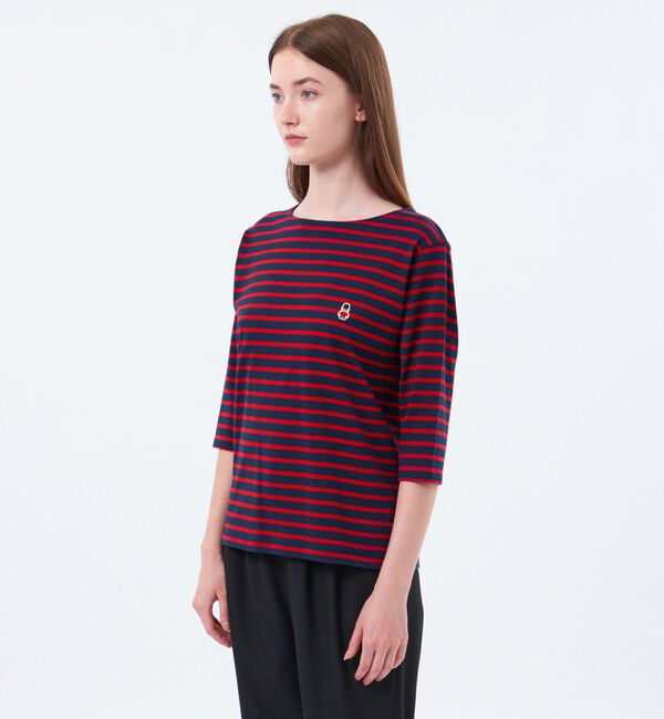 MACKINTOSH PHILOSOPHY「バッキンガムベア ワッペンボーダーロンT」|Tシャツ・カットソー|