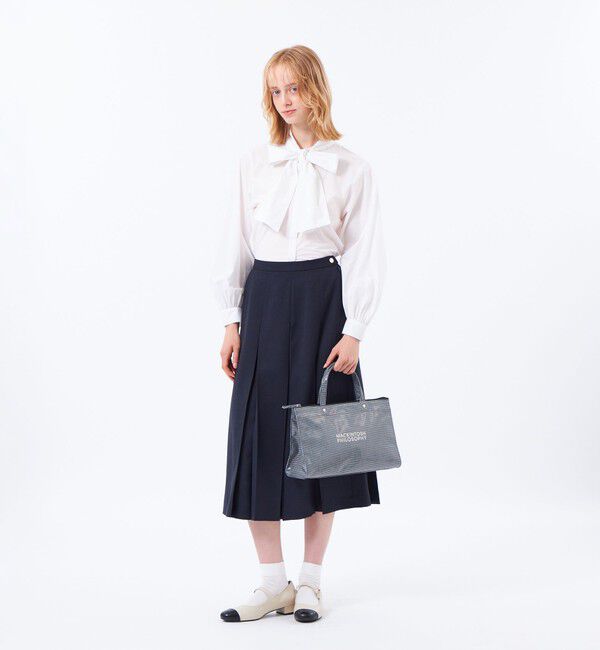 MACKINTOSH PHILOSOPHY「【LEE11月号/蛯原友里さん着用】ボウタイブラウス」|シャツ・ブラウス|