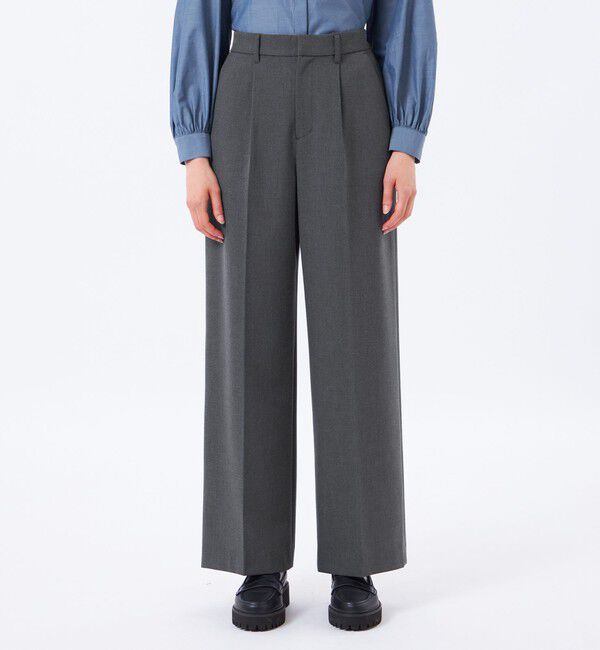 MACKINTOSH PHILOSOPHY「【LEE11月号/蛯原友里さん着用】【MP STANDARD TROUSERS 001 WIDE FIT】WARM TWILL製」|その他|