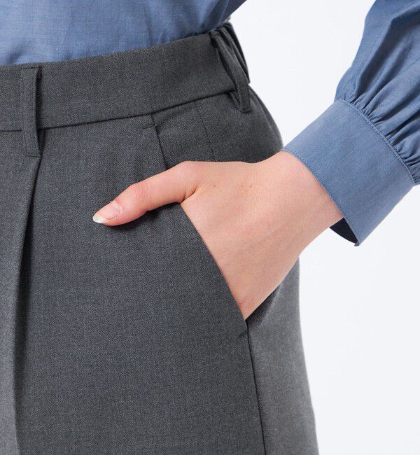MACKINTOSH PHILOSOPHY「【LEE11月号/蛯原友里さん着用】【MP STANDARD TROUSERS 001 WIDE FIT】WARM TWILL製」|その他|