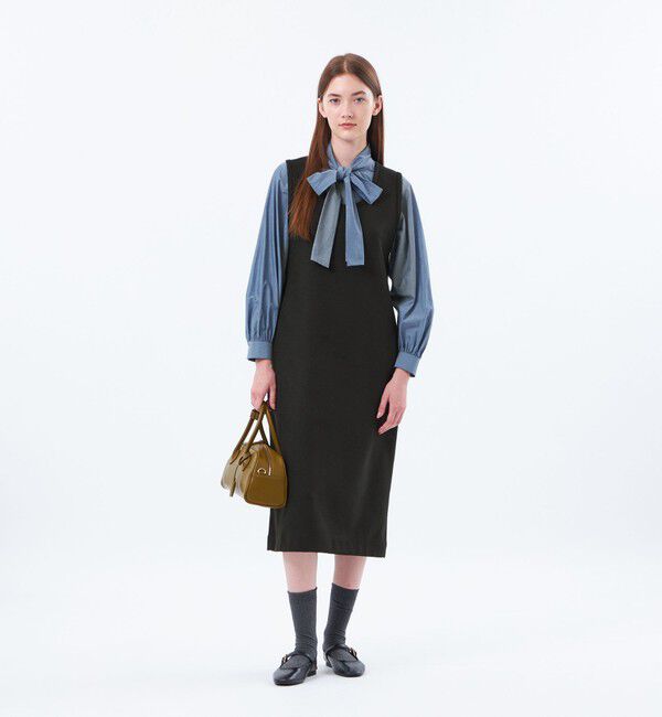 MACKINTOSH PHILOSOPHY「【LEE11月号/蛯原友里さん着用】ウールジャージージャンパースカート」|ワンピース|