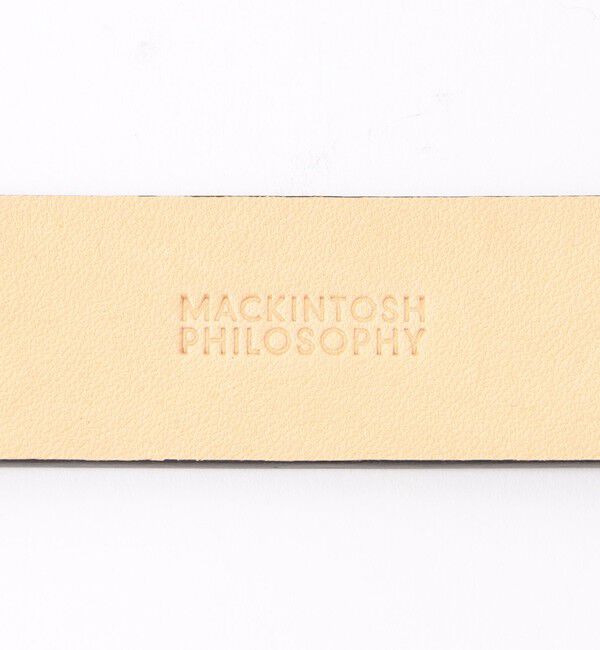 MACKINTOSH PHILOSOPHY「【LEE11月号/蛯原友里さん着用】ガラスレザーベルト」|ベルト|