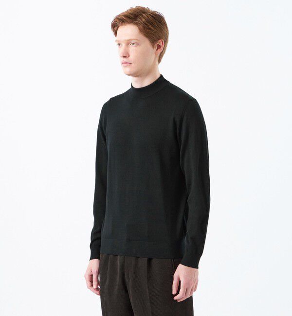 MACKINTOSH PHILOSOPHY「ハイゲージ天竺 モックネックプルオーバーニット」|ニット・セーター|