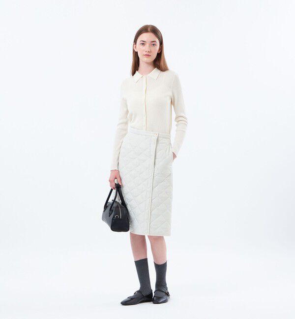 MACKINTOSH PHILOSOPHY「エクストラファインウールポロカーディガン」|ニット・セーター|