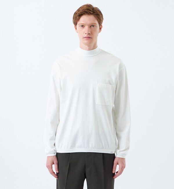 MACKINTOSH PHILOSOPHY「【WEEKENDER】度詰め天竺 モックネックロンＴ」|Tシャツ・カットソー|