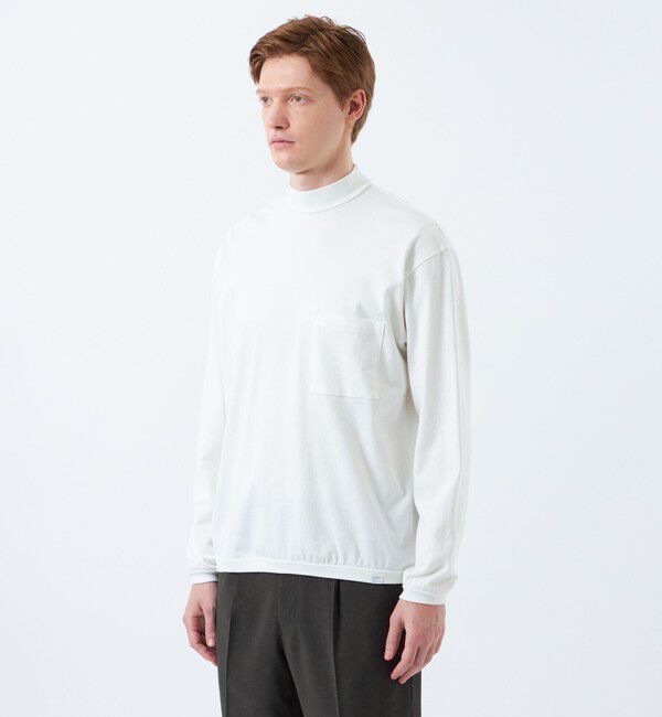 MACKINTOSH PHILOSOPHY「【WEEKENDER】度詰め天竺 モックネックロンＴ」|Tシャツ・カットソー|