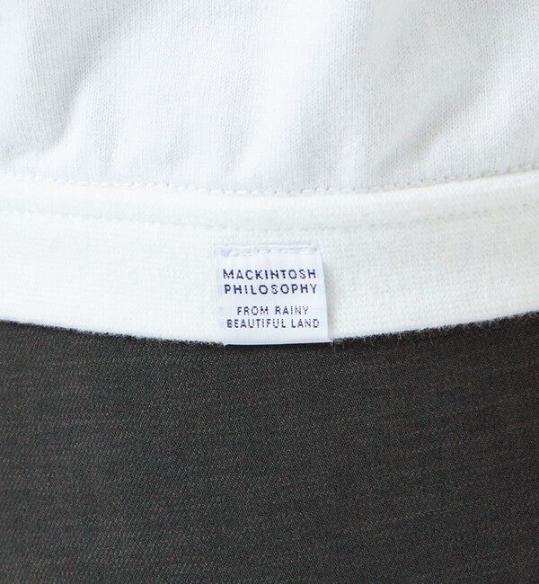MACKINTOSH PHILOSOPHY「【WEEKENDER】度詰め天竺 モックネックロンＴ」|Tシャツ・カットソー|