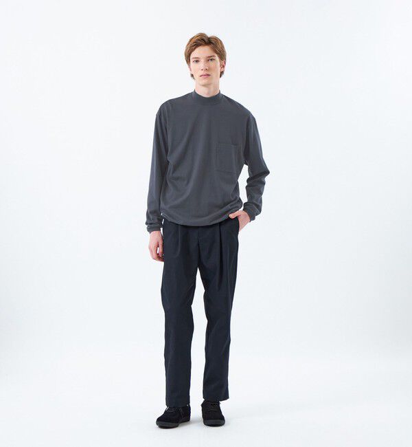 MACKINTOSH PHILOSOPHY「【WEEKENDER】度詰め天竺 モックネックロンＴ」|Tシャツ・カットソー|