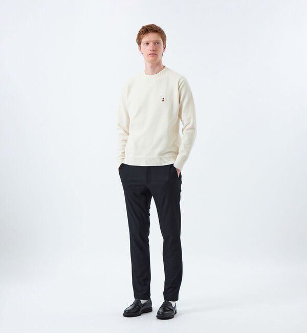 MACKINTOSH PHILOSOPHY「BUCKINGHAM BEAR モールニット クルーネックプルオーバー」|ニット・セーター|