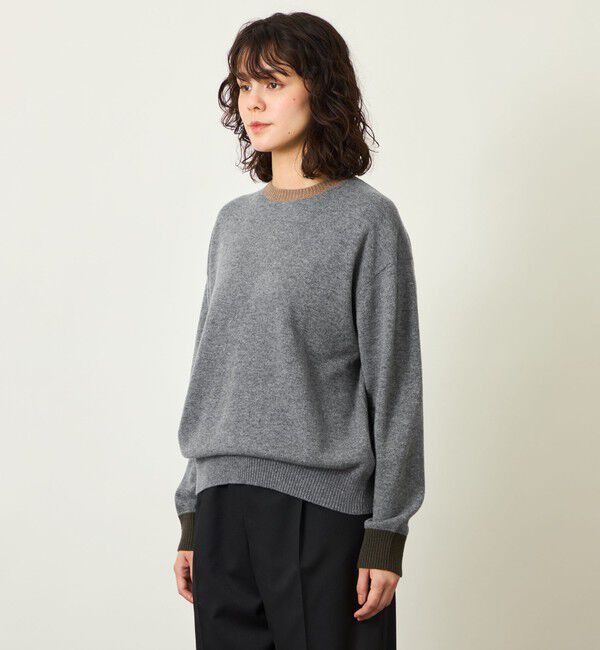MACKINTOSH PHILOSOPHY「GREY LABEL ウールカシミヤバイカラーニット」|ニット・セーター|