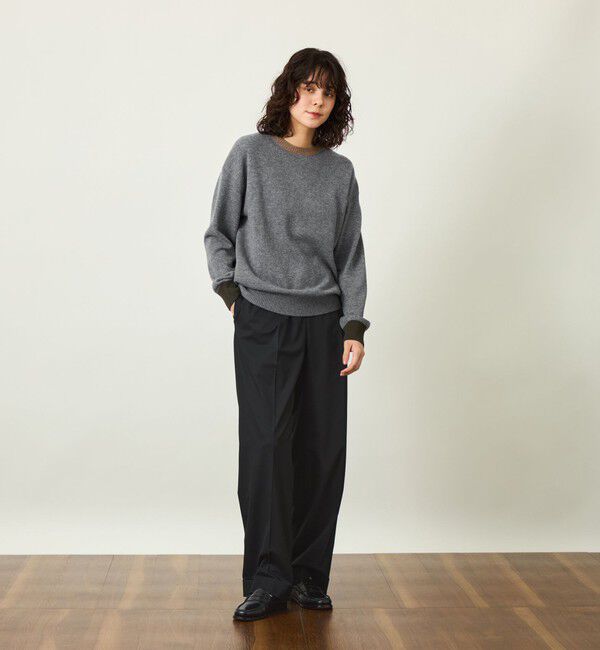 MACKINTOSH PHILOSOPHY「GREY LABEL ウールカシミヤバイカラーニット」|ニット・セーター|