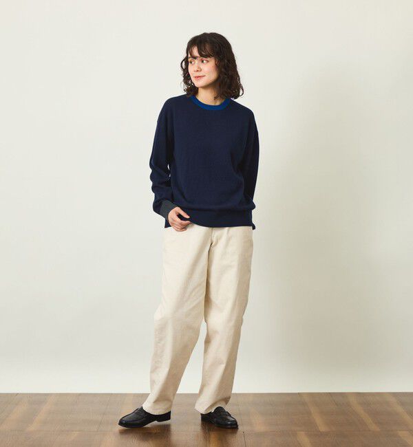 MACKINTOSH PHILOSOPHY「GREY LABEL ウールカシミヤバイカラーニット」|ニット・セーター|