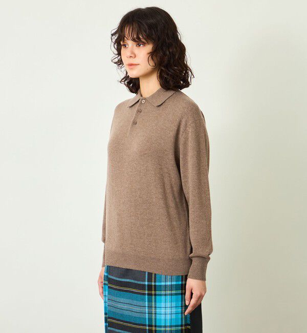 MACKINTOSH PHILOSOPHY「GREY LABEL ウールカシミヤ ポロニット」|ニット・セーター|