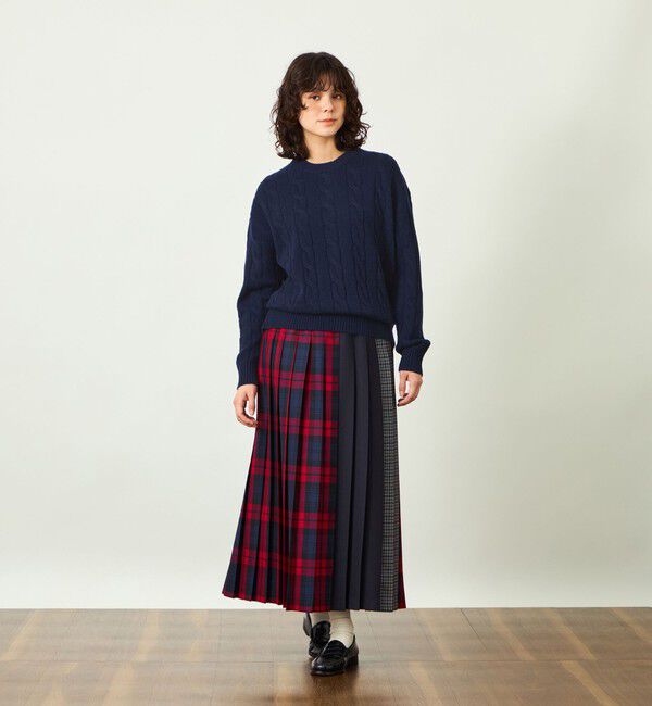 MACKINTOSH PHILOSOPHY「GREY LABEL ウールカシミヤケーブルニット」|ニット・セーター|