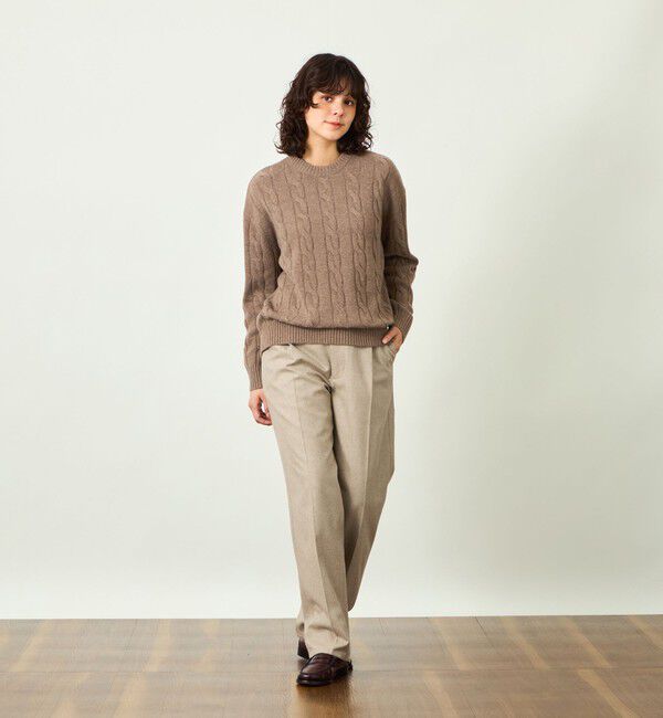 MACKINTOSH PHILOSOPHY「GREY LABEL ウールカシミヤケーブルニット」|ニット・セーター|