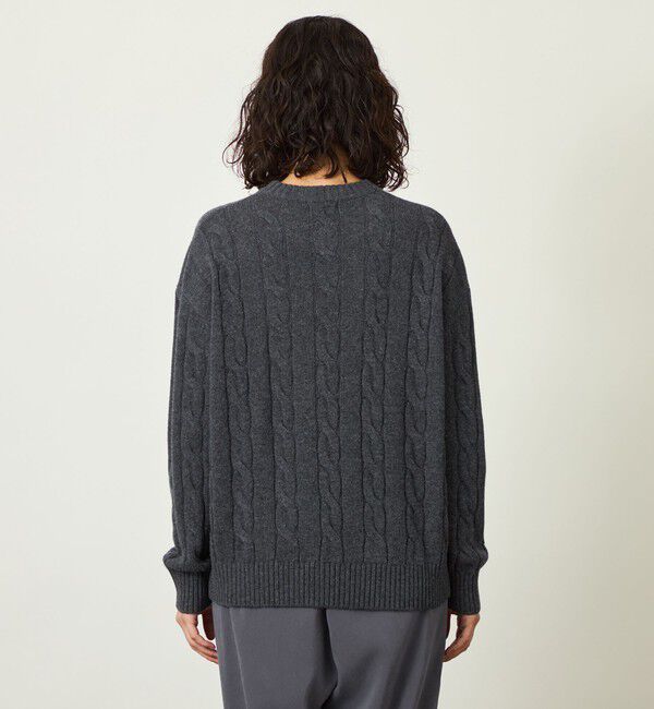 MACKINTOSH PHILOSOPHY「GREY LABEL ウールカシミヤケーブルニット」|ニット・セーター|