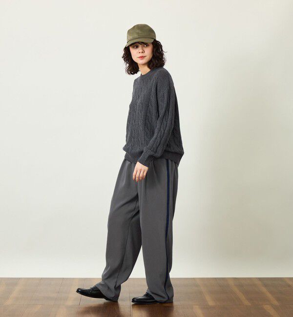 MACKINTOSH PHILOSOPHY「GREY LABEL ウールカシミヤケーブルニット」|ニット・セーター|