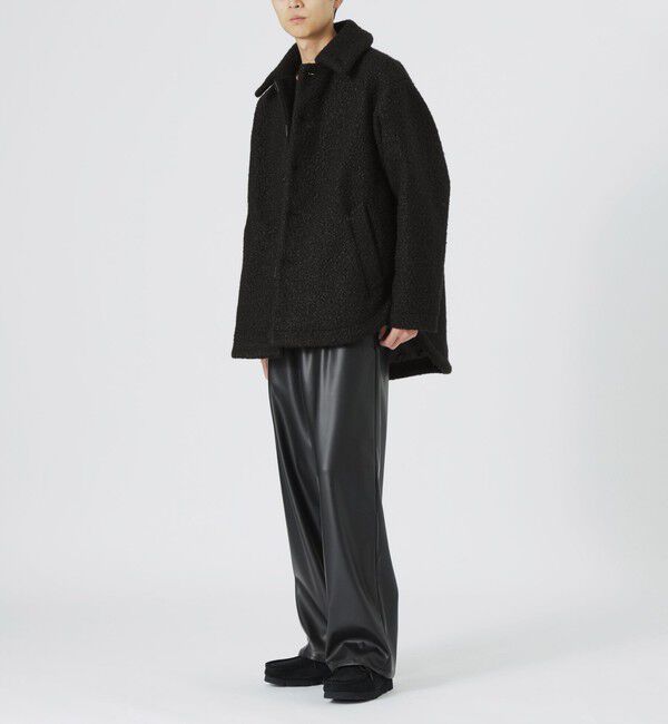  「【UNISEX】ブラッシュドループボアブルゾン」|ブルゾン・スタジャン|