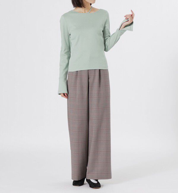 「ALBINI オーガニックフライス トップス」|Tシャツ・カットソー|
