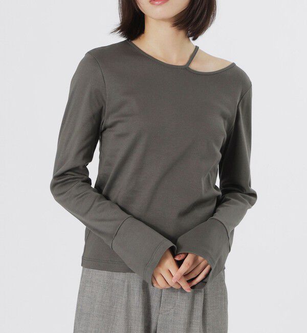  「ALBINI オーガニックフライス トップス」|Tシャツ・カットソー|