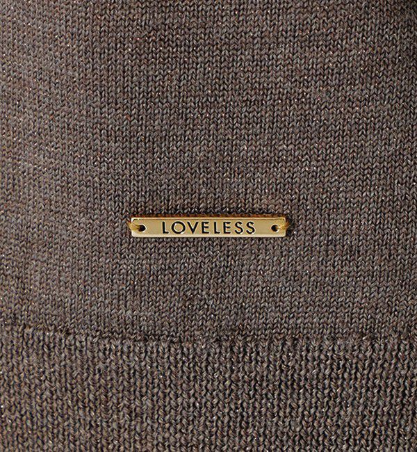  「【CASHWOOL】 ウォッシャブルラメVネックニット」|ニット・セーター|