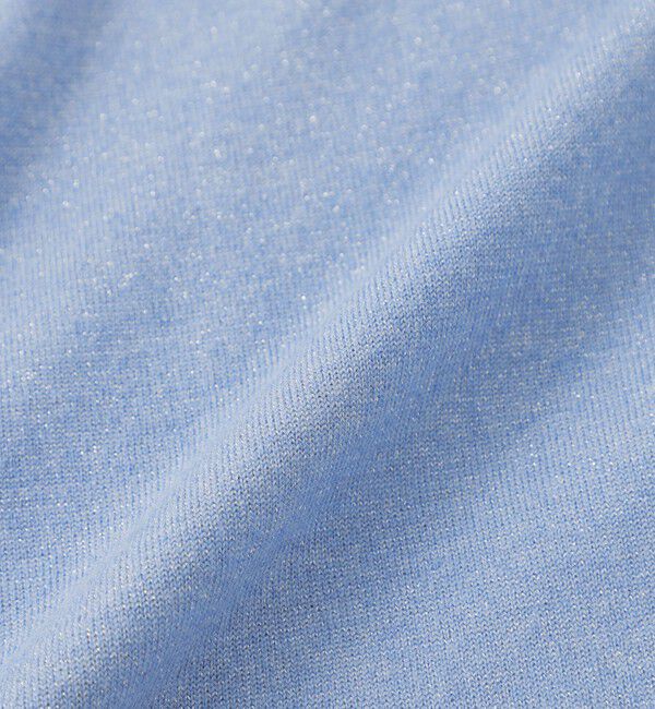  「【CASHWOOL】 ウォッシャブルラメVネックニット」|ニット・セーター|