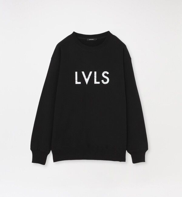  「【LVLS】 フロッキーロゴ スウェット」|Tシャツ・カットソー|ブラック